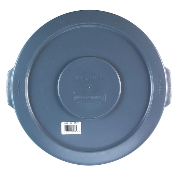 Rubbermaid Rubbermaid Brute Plastic 10 gal Garbage Can Lid 260900GRAY - main